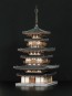 Fujimi 1/100 Building Series No.06 Yakushi Shrine East Tower  , FUJ00225, by FUJIMI