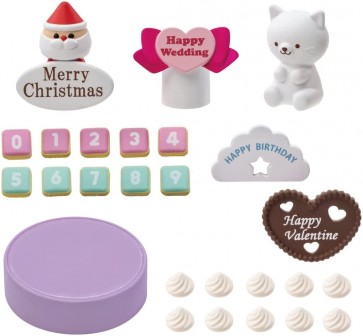 TAKARA TOMY Licca-chan Yume deco Patissier Party Decoration Set, TAK94163, by TAKARA TOMY