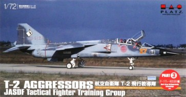 Platz 1/72 JASDF T-2 Tactical Fighter Training Group Part.3 (Dark Gray Sky Camouflage Part)  , PLZ68184, by PLATZ