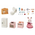 Epoch Sylvanian Families Play is Full! First Time Furniture Set  , EPC40395, by Epoch