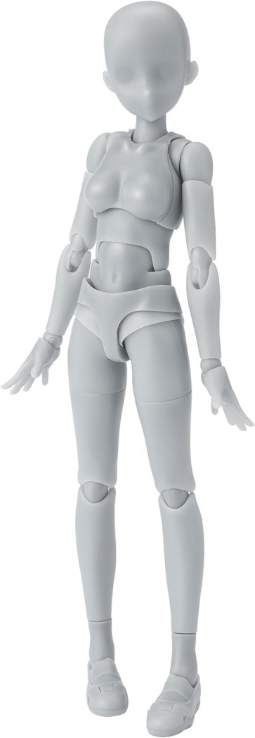 Bandai S.H.Figuarts Body-chan -School Life- Edition DX SET (Gray Color Ver.), BAC60664, by BANDAI