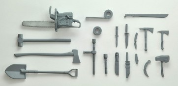 TOMYTEC 1/12 LittleArmory [LD026] Melee Weapons Set A  , TMT07532, by TOMYTEC