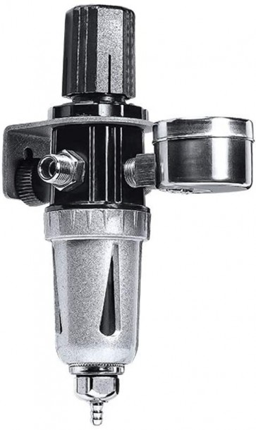 Tamiya AIRBRUSH REGULATOR (W/METER)  , TAM45654, by TAMIYA