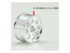 Tamiya Mini 4WD Grade Up Part Mini 4WD HG Aluminum Reversible Wheels for Low Profile Tires (2pcs), TAM71494, by TAMIYA
