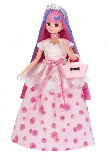 TAKARATOMY Licca-chan: Aqua Curl Dress Set Lady Rose , TAK08139, by TAKARATOMY