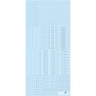 HI Q PARTS 1/100 RB03 Caution Decals White & Gray (1pk), HIQ89586, by HI Q PARTS