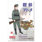 Fine Molds 1/35 REKISO OTOME: HANNAH W/3.7CM FLAK 37  , FIN80066, by Fine Molds