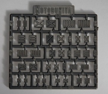 Kotobukiya M.S.G Modeling support goods P127R Pla unit angle mold III , KBY59632, by KOTOBUKIYA