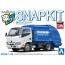 Aoshima 1/32 Raku-Pla Snap Kit No.25-PK Hino Dutro Garbage Truck, AOS67215, by AOSHIMA