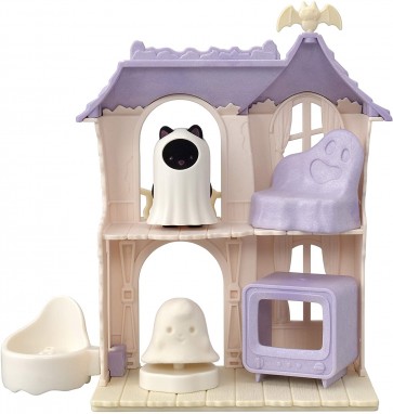 Epoch Sylvanian Families Pounding Haunted House Set  , EPC43532, by Epoch