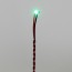HI Q PARTS ONE-TOUCH CONNECTOR LED SERIES VOL.2: PREWIRED EXTREMELY SMALL LED LAMP GREEN (2PCS)  , HIQ74629, by HI Q PARTS