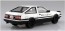 Aoshima 1/24 Initial D No.1 Takumi Fujiwara AE86 Treno Project D Model  , AOS59579, by AOSHIMA