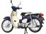 Fujimi 1/12 NEXT Series No.6 EX-1 Honda Super Cub (Urbain Denim Blue Metallic) Special Edition (with Optional Parts), FUJ42197, by FUJIMI