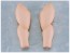 Good Smile Company Nendoroid Doll Leg Parts: Wide (peach), GSC78809, by GOOD SMILE COMPANY