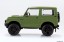 Aoshima 1/32 Raku-Pla Snap Kit No.18CU-OG Suzuki JA11 Jimny Custom Wheel (Olive Green), AOS04122, by AOSHIMA
