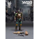 DEVIL TOYS WOO in Pocket 1/18 series Secret Master(green color), DVL31946, by DEVIL TOYS