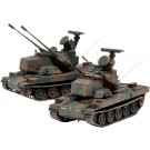 Fujimi 1/72 Military Series No.9 EX-3 JGSDF Type 87 self-propelled anti-aircraft gun (2 Units) Special Edition (With Etched Parts), FUJ23693, by FUJIMI