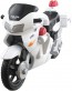 TAKARA TOMY Tomica Job Braver JB06 Police Braver Honda VFR White Motorcycle, TAK89725, by TAKARA TOMY