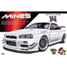 Aoshima 1/24 45 S Package Ver.R Mines R 34 Skyline GT-R (Nissan) plastic kit , AOS47071, by AOSHIMA