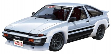 Aoshima 1/24 S Package Ver. R 40 TRD AE 86 Trueno N 2 Specification plastic kit , AOS06337, by AOSHIMA