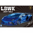 Aoshima 1/24 Liberty Walk No.18 LB WORKS LAMBORGHINI AVENTADOR VER.2, AOS59913, by AOSHIMA