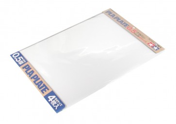 TAMIYA Plastic board 0.5mmB4 (4 sheets), TAM70123, by TAMIYA