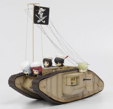 Platz 1/35 Girls und Panzer das Finale Panzer Mk.IV Oarai Girls High School w/Little Same-san Team Figure, Special Limited Edition!  , PLZ71764, by PLATZ