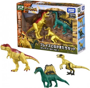 TAKARA TOMY Ania Adventure Continent Ania Kingdom Blaze and Friends Set (King Gold Ver.), TAK57768, by TAKARA TOMY