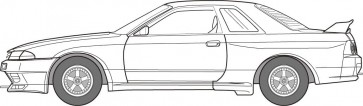 Fujimi 1/24 Inch-up Series No.324 Winfield Skyline (Skyline GT-R [BNR32 Gr.A Specification]) Australian Touring Car Championship 1992, FUJ47935, by FUJIMI