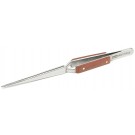 TAMIYA HG Reverse Action Straight Tweezers, TAM62157, by TAMIYA