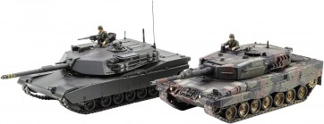 Hasegawa 1/72 M-1 Abrams & Leopard 2 NATO Main Battle Tank Combo, HAS00699, by HASEGAWA