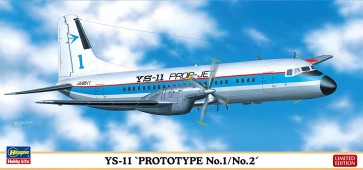 Hasegawa 1/144 Hasegawa Limited Series YS-11 PROTOTYPE NO.1/NO.2  , HAS08363, by HASEGAWA