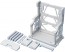 Bandai BUILDERS PARTS SYSTEM BASE (WHITE) , BAN82850, by BANDAI