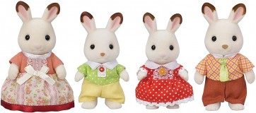 Epoch Sylvanian Families Chocolat Rabbit Family, EPC49640, by Epoch