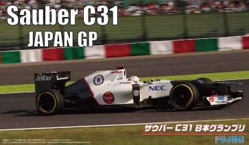 Fujimi 1/20 Grand Prix SPOT 29 Sauber C 31 Japan GP 1/8 with helmet , FUJ91594, by FUJIMI