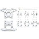 Tamiya Mini 4WD Grade Up Part REINFORCED N-04/T-04 UNITS (WHITE) [Mini 4WD Special Project], TAM56951, by TAMIYA