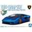 Aoshima 1/32 The Snap Kit No.19-F Lamborghini Countach LPI 800-4 (Metallic Blue), AOS65440, by AOSHIMA