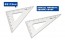 Wave HG aluminum triangle ruler 【2 piece set】 HT 383 , WAV83832, by WAVE