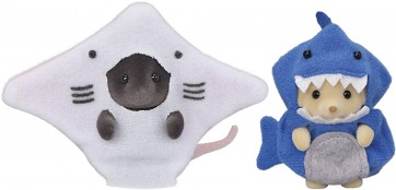 Epoch Sylvanian Families Baby Pair Set (Undersea Friends), EPC51391, by Epoch