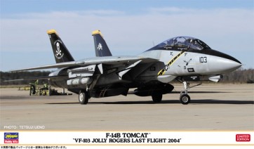 Hasegawa 1/72 F-14B Tomcat "VF-103 Jolly Rogers Last Flight 2004", HAS24342, by HASEGAWA