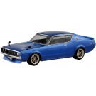 Aoshima 1/32 RakuPla Snap Kit No.24CU-MB Nissan C110 Skyline GT-R Custom (Metallic Blue), AOS04320, by AOSHIMA