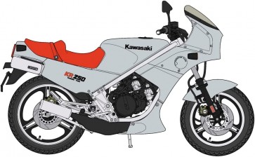 Hasegawa 1/12 Kawasaki KR250 (KR250A) Silver Color, HAS17478, by HASEGAWA