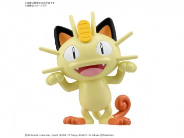 Bandai Pokemon Plamo Collection Quick!! 28 Meowth, BAN42513, by BANDAI