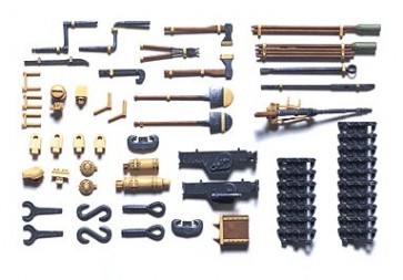 Tamiya 1/35 Military Miniature series GERMAN PANZER MK.IV ON-VEHICLE EQUIPMENT SET  , TAM93000, by TAMIYA
