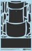 Tamiya 1/24 Detail up Parts Series TOYOTA 86 DRESS-UP DECAL SET (CARBON PATTERN)  , TAM26590, by TAMIYA