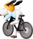 Medicom Toy UDF BICYCLE RIDER SNOOPY, MED56910, by MEDICOM TOY