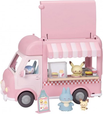 TAKARA TOMY Pokemon PokePiece Let's Help Out Together! Munching Kitchen Car, TAK96309, by TAKARA TOMY