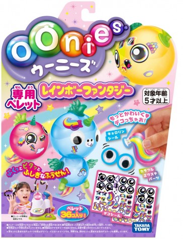 TAKARA TOMY Oonies Exclusive pellet rainbow fantasy  , TAK33360, by TAKARA TOMY