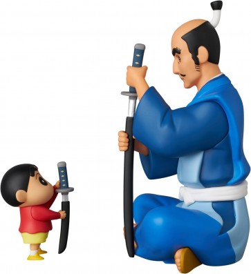 Medicom Toy UDF Crayon Shin-Chan Series 5 Bushi no Kinchou (Matabei & Shin-chan), MED58563, by MEDICOM TOY