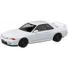 Aoshima 1/32 The Snap Kit No.14-SP2 Nissan R32 Skyline GT-R Custom Wheel (Crystal White), AOS66355, by AOSHIMA